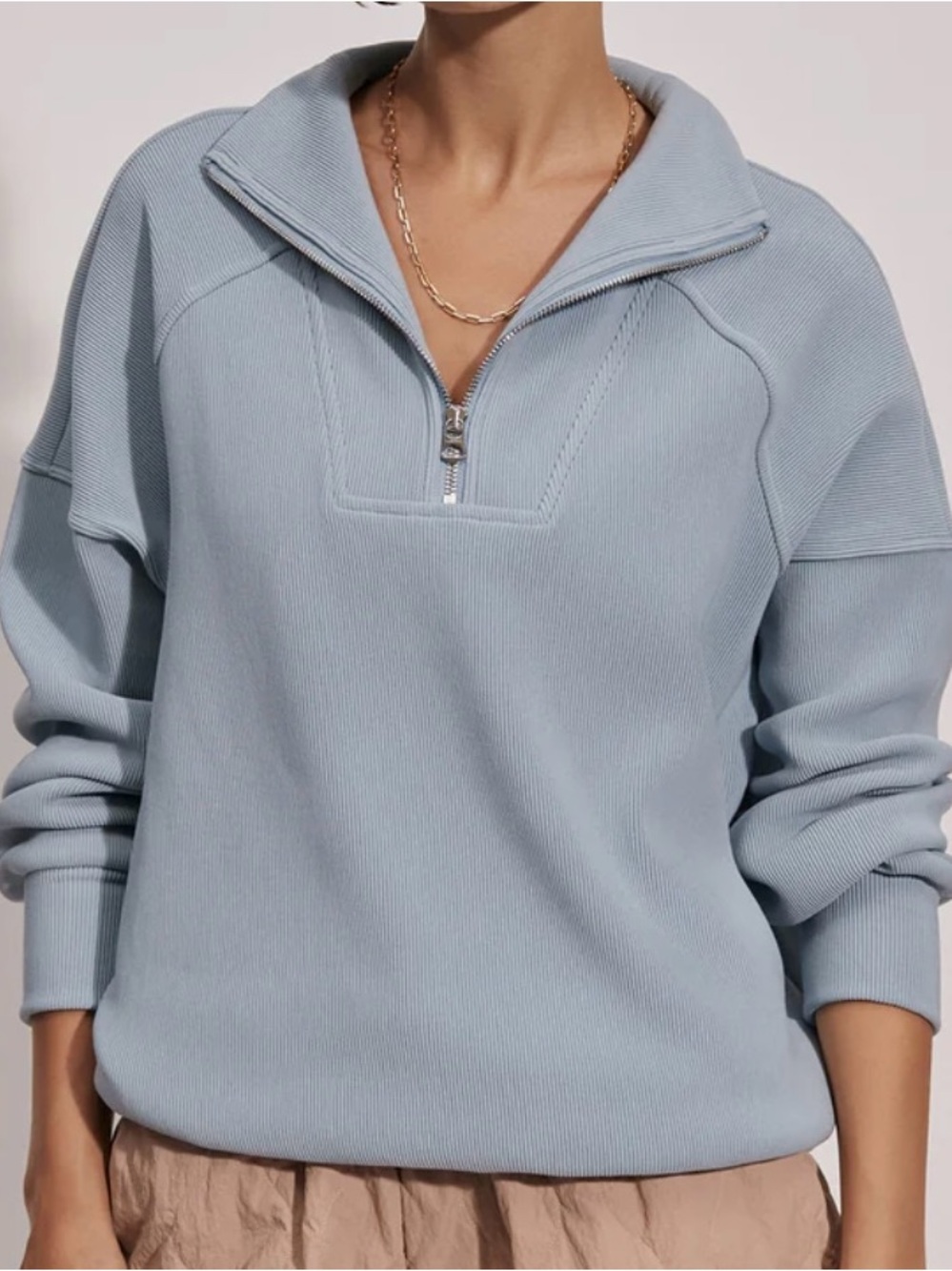 Varley Rhea Half Zip Sweatshirt - Picture 6 of 8